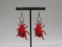 Load image into Gallery viewer, Ladybug Earrings
