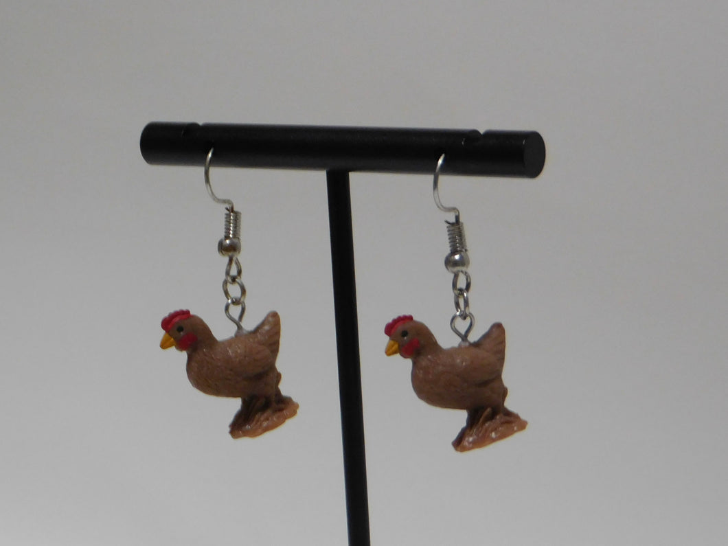 Chicken Earrings