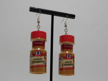 Load image into Gallery viewer, Cinnamon Mini Brand Earrings
