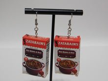 Load image into Gallery viewer, Red Beans and Rice Mini Brand Earrings
