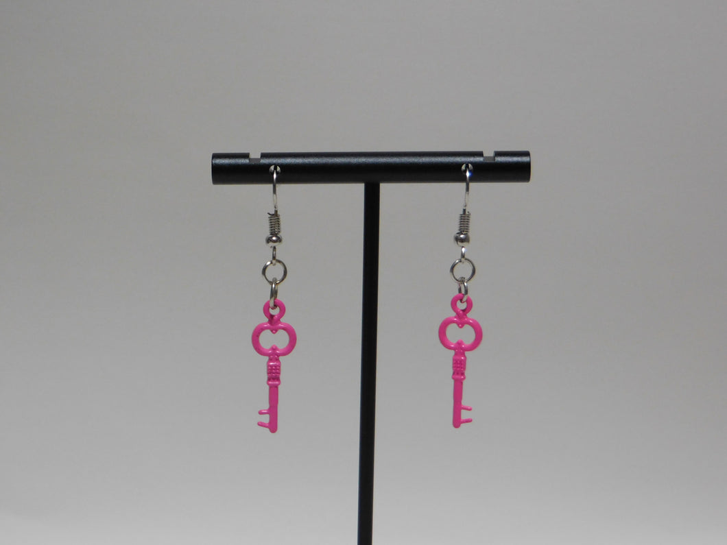 Key Charm Earrings