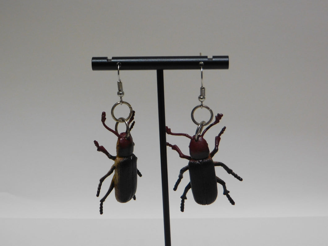 Beetle Earrings