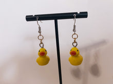 Load image into Gallery viewer, Mini Rubber Duck Earrings
