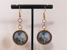 Load image into Gallery viewer, Vintage Painting Earrings
