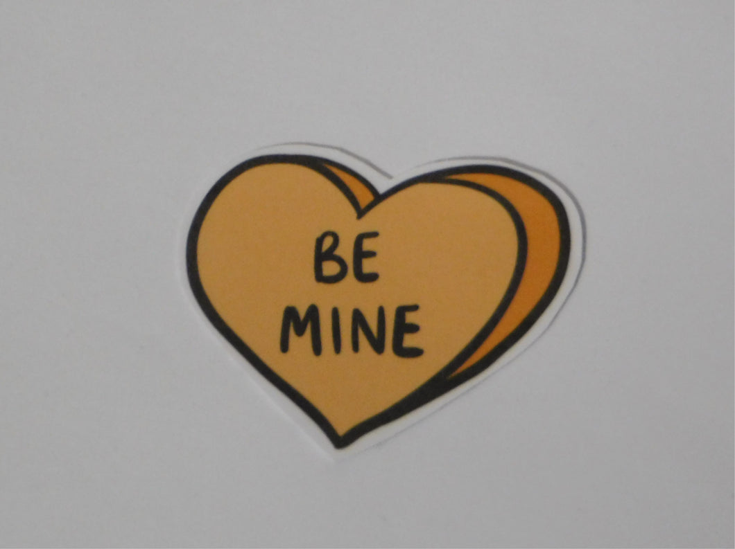 Be Mine Heart Sticker