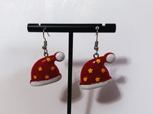 Load image into Gallery viewer, Santa Hat Earrings
