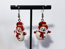 Load image into Gallery viewer, Snowman Earrings
