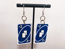 Load image into Gallery viewer, Mini Uno Card Earrings
