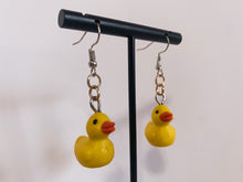 Load image into Gallery viewer, Mini Rubber Duck Earrings
